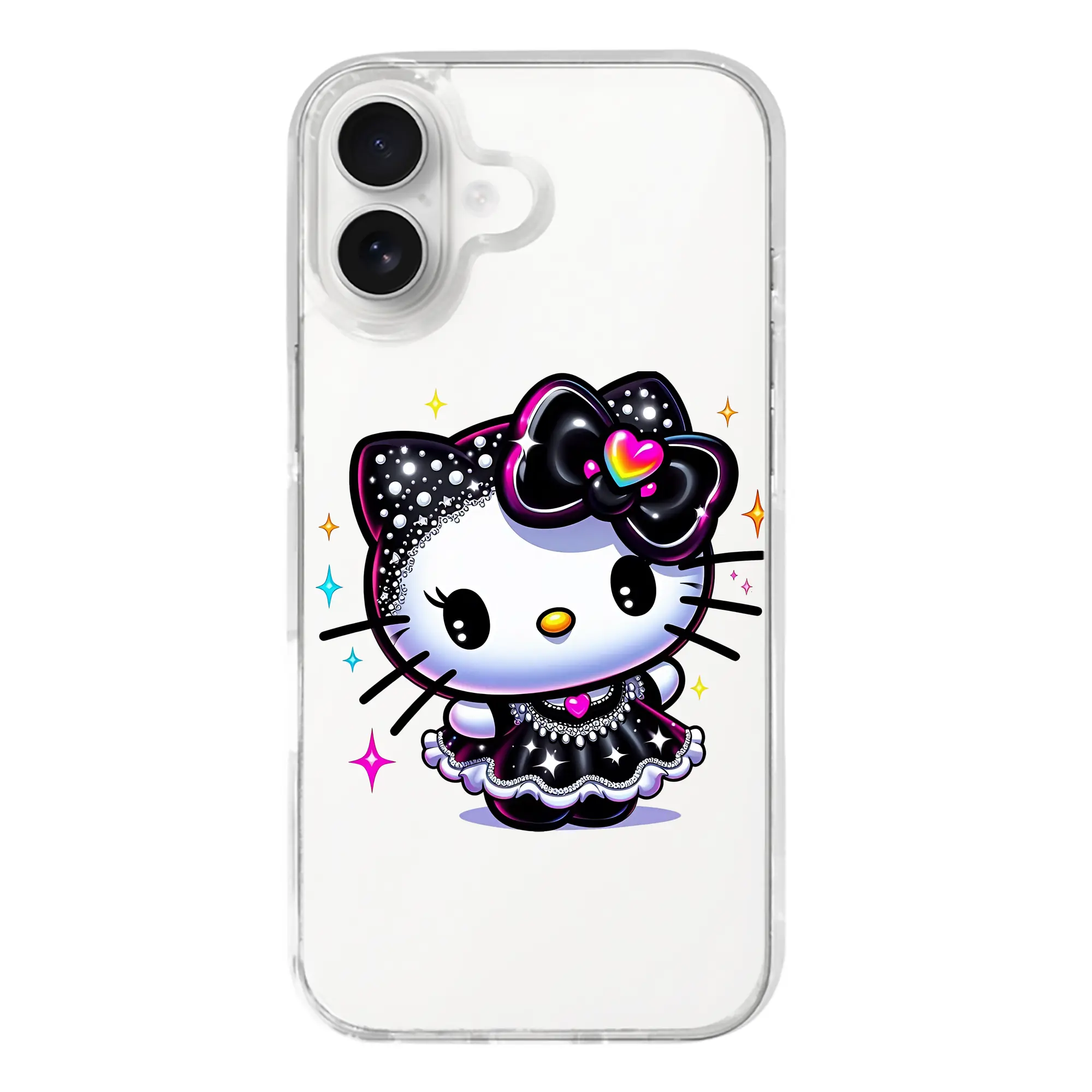 サンリオ グッズ,ハローキティ - iPhone 17シリーズ 透明スマホケース – 薄型・耐衝撃・精密フィット保護カバー